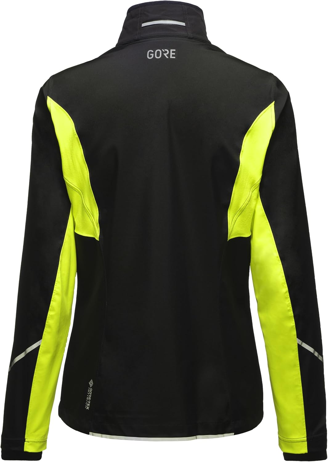 GOREWEAR R3 Damen Partial GORE-TEX INFINIUM™ Jacke, Black/Neon Yellow 34