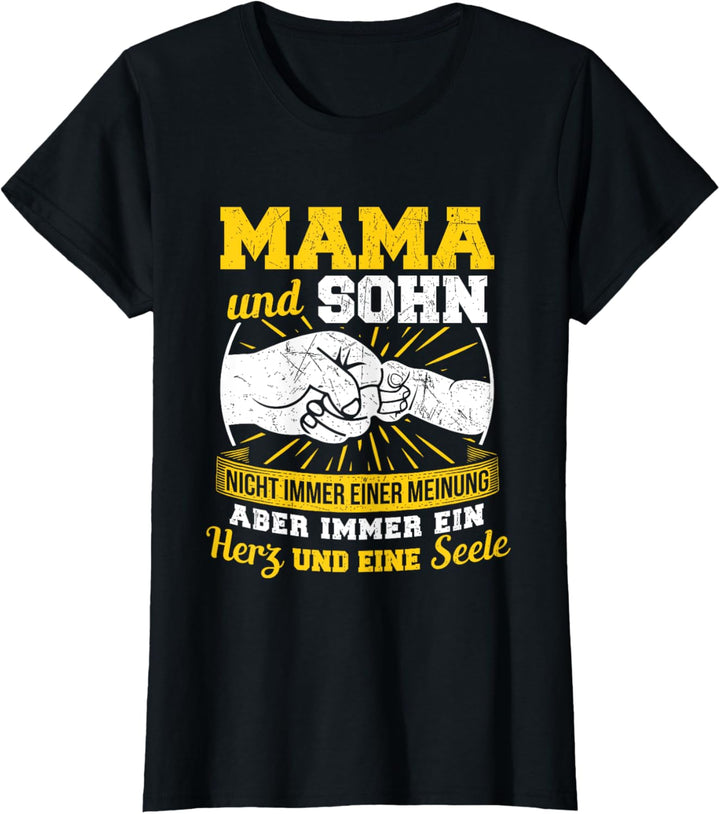 Mama Und Sohn Nicht Immer Einer Meinung Mutter T-Shirt
