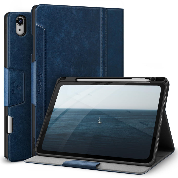 Antbox Hülle für iPad Air 5./4. Generation 2022/2020 iPad 10.9 Zoll mit Stifthalter Apple Pencil Hal