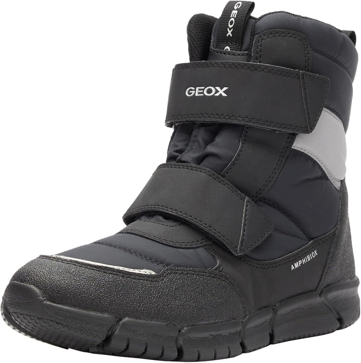 Geox Jungen J Flexyper Boy B ABX Stiefeletten 31 EU Schwarz, 31 EU Schwarz