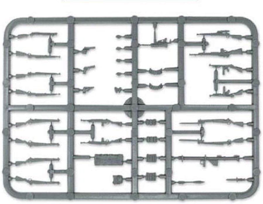 Kriegsherr GB-A2 - WW2 US Rangers 28mm Figuren - Bolzen Aktion - 25x 1/56 Wargaming-Minaturen