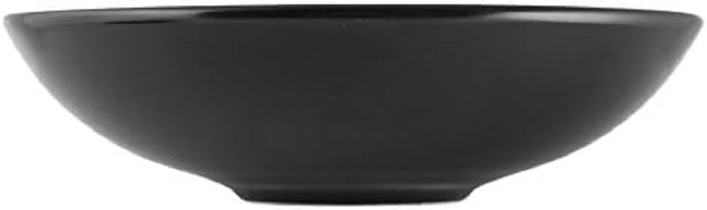 H&H Denver 6 Stück Suppenteller, Stone Ware, schwarz, 6 Einheiten