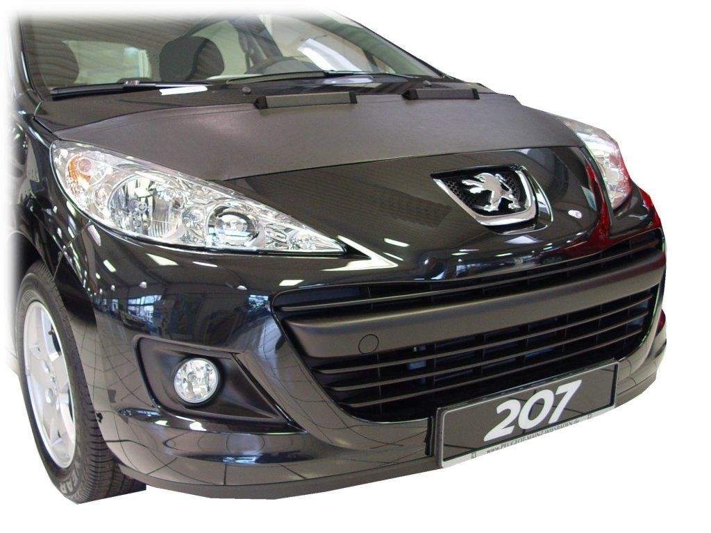 AB-00156 AUTO-BRA kompatibel mit Peugeot 207 Bj. 2006-2015 Haubenbra Steinschlagschutz Tuning Bonnet