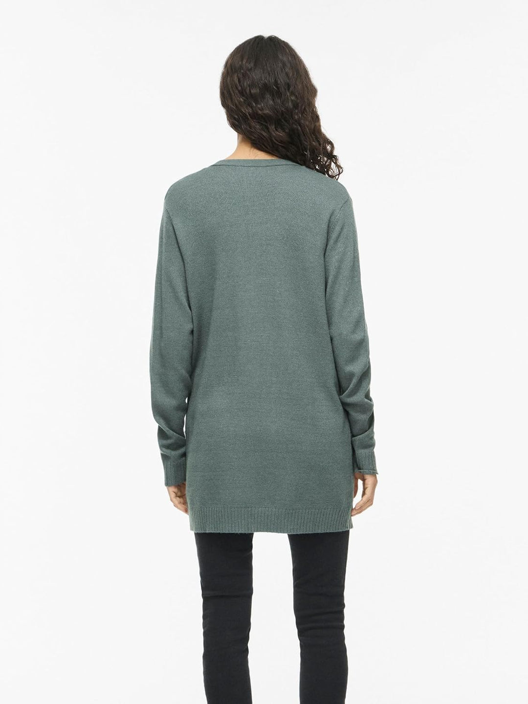Vila Female Strickjacke VIRIL Basic Strick | Cardigan XS Balsam Green1, XS Balsam Green1