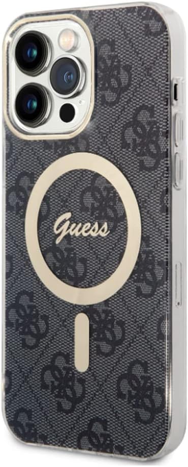 GUESS 4G MagSafe Case for iPhone 14 Pro Max (6,7) Grey - GUHMP14XH4STK