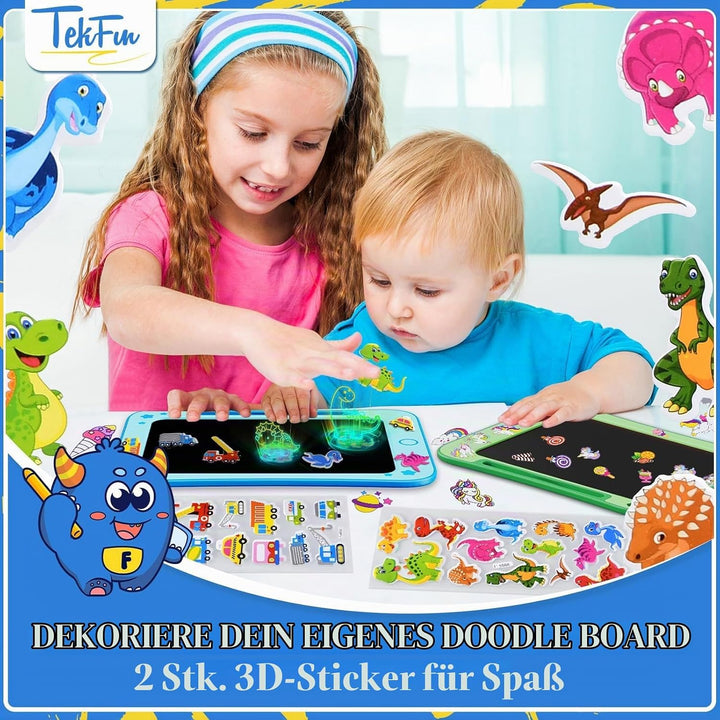 TEKFUN LCD Schreibtafel Kinder Spielzeug ab 3 4 5 6 7 Jahre alt Junge Mädchen, 8,5 Zoll Zaubertafel