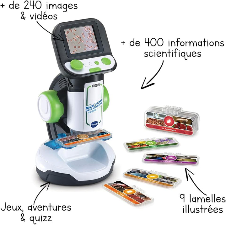 VTech. Mikroskop für Kinder, 80-616175, Weiss und Grün, Standard