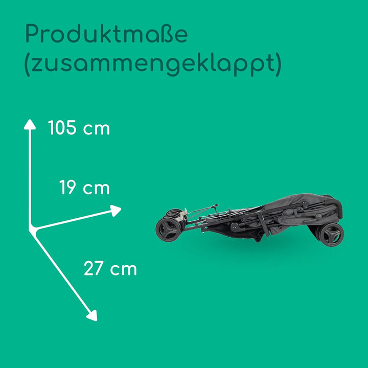 Bebeconfort Rainbow, Kinderwagen, Kompakt und Wendig, 6 Monaten bis 4 Jahre, bis zu 22 kg, Mineral G