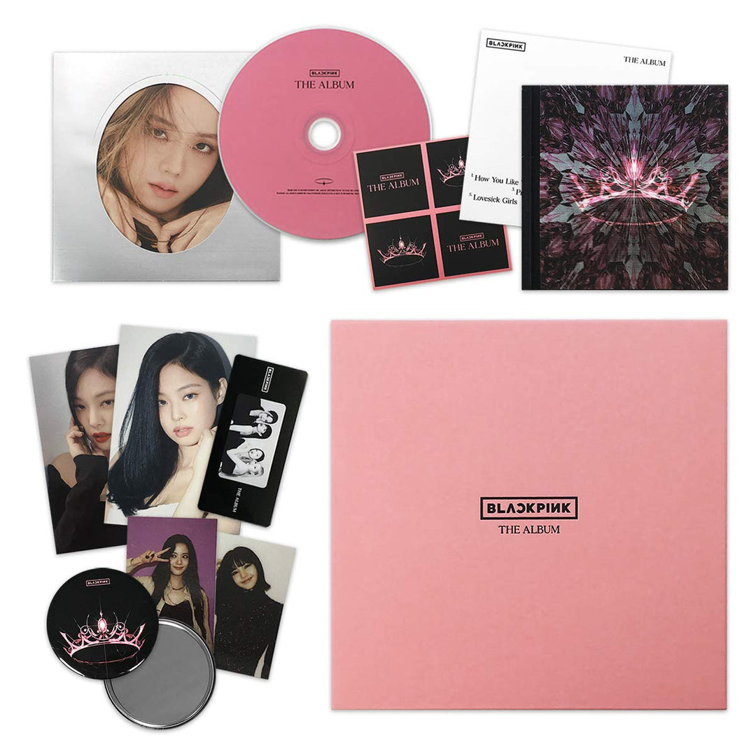 THE ALBUM [ VERSION #2 ] - BLACKPINK 1st Full Album CD + Photobook + PostCard Set + Credits Sheet +