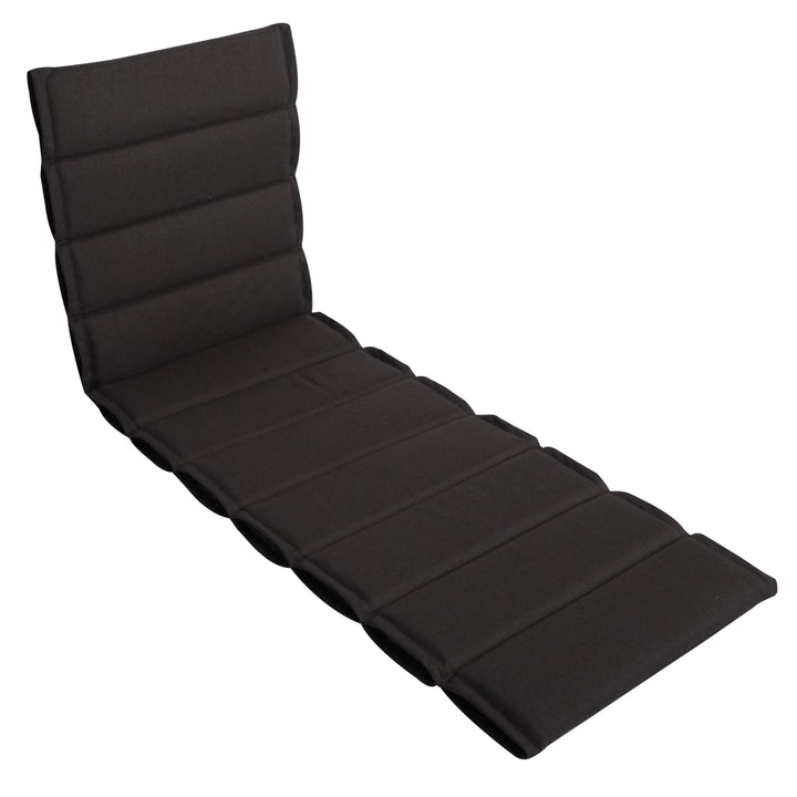 LILENO HOME Sonnenliege Auflage als [1er Set - Rollliege] in Anthrazit - Gartenliegen Auflage perfek