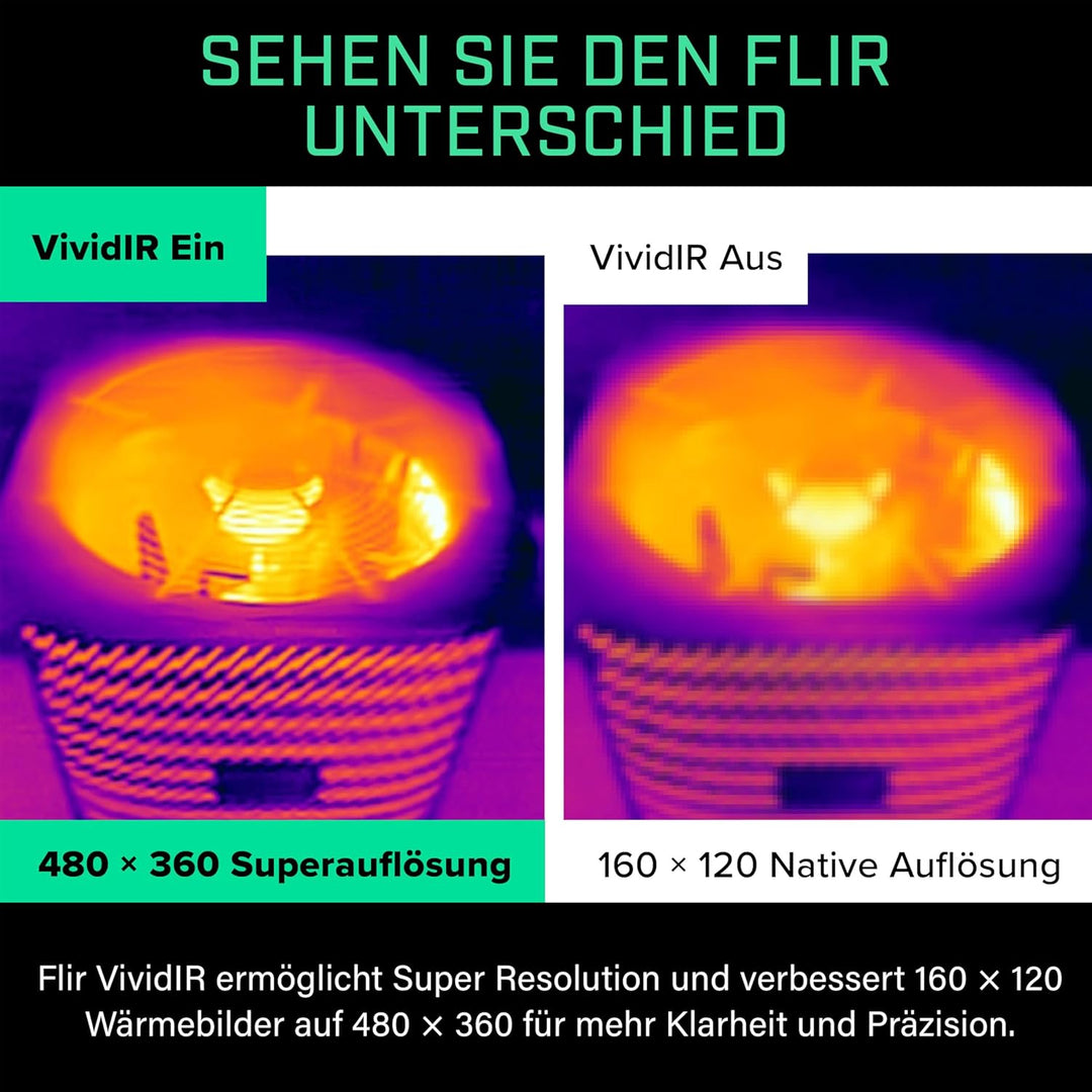 FLIR ONE Pro - iOS - Professional Grade Thermal Camera for Smartphones - with VividIR and MSX Image