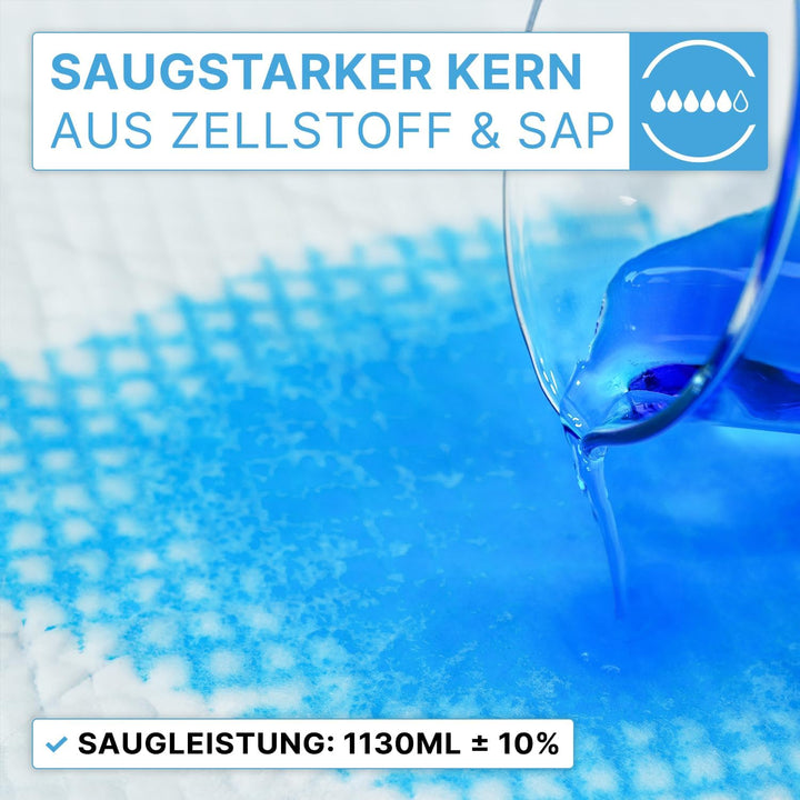 30x ARNOMED® Welpen Unterlagen 60x90cm, Saugfähige PIPI Matten für Hunde &amp; Welpen, Puppy &amp; Dog Pads,