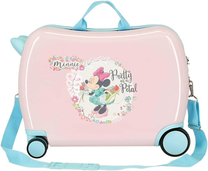 Disney Minnie Florals Kinderkoffer, Rosa, 50 x 38 x 20 cm, starr, ABS-Kombinationsverschluss, 34 l,