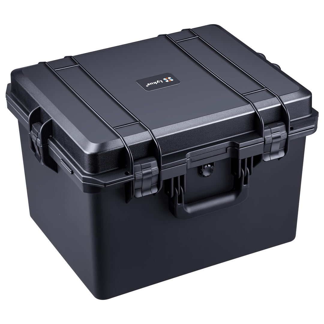 Lykus HC-5030 Wasserdicht Koffer mit anpassbar Rasterschaumstoff, Innengrösse 50x40x21 cm, Geeignet