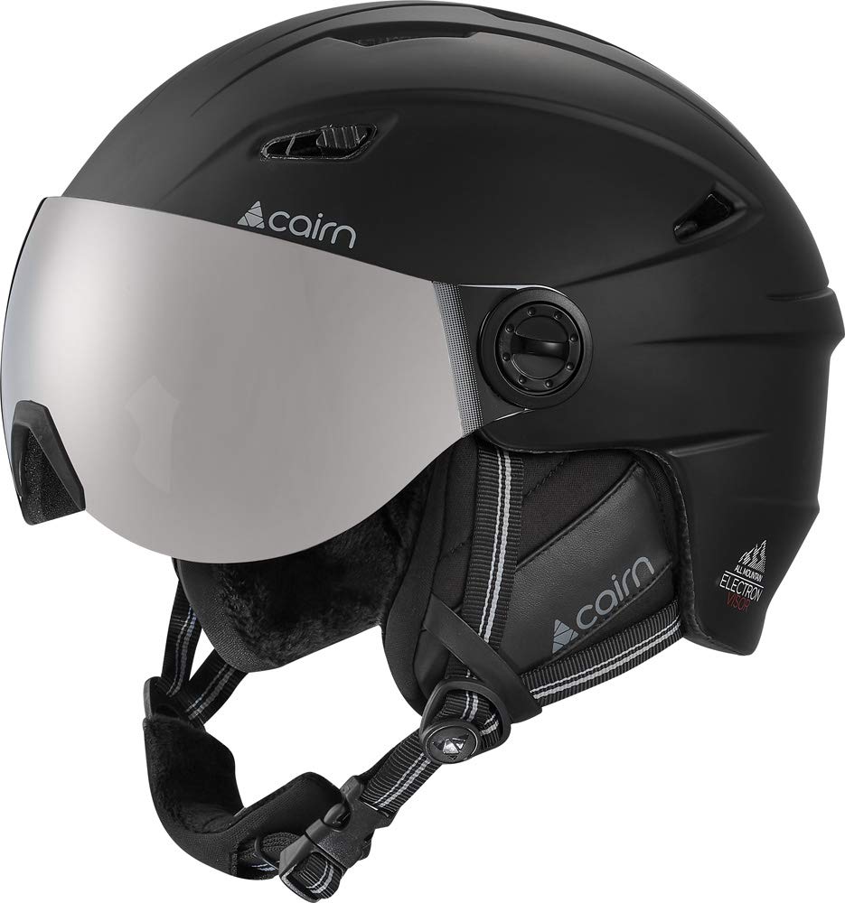 Cairn - Erwachsene Visor Skihelm Electron VIS S3, Snowboardhelm, Maximale Sicht, Anliegendes Visier,
