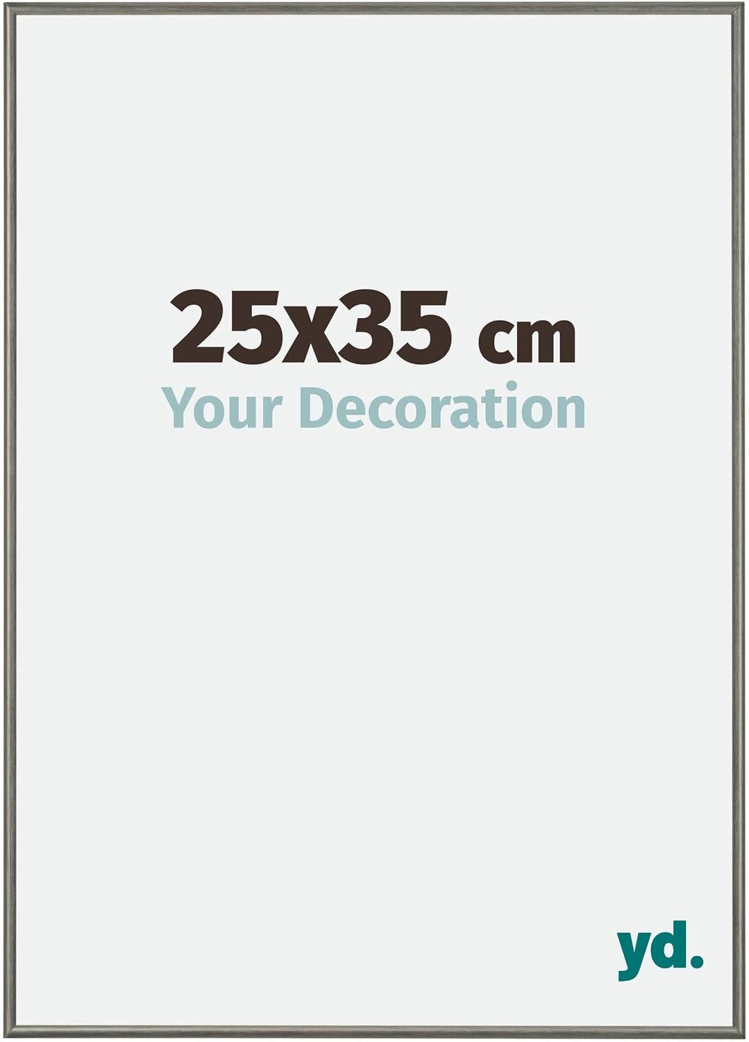 yd. Your Decoration - Bilderrahmen 25x35 cm - Bilderrahmen aus Aluminium mit Acrylglas - Antireflex