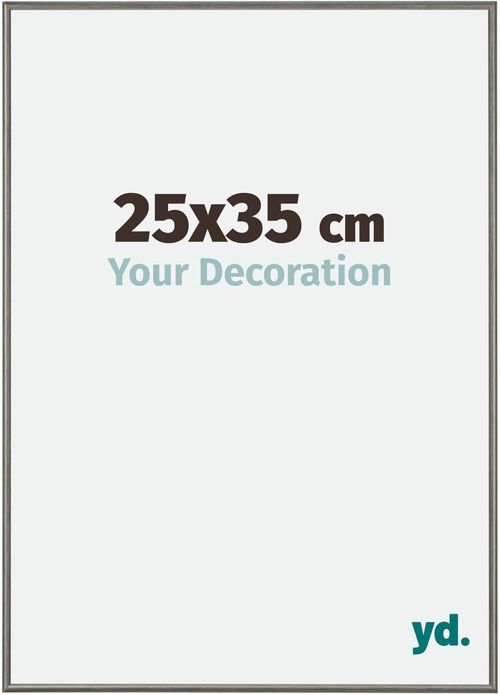 yd. Your Decoration - Bilderrahmen 25x35 cm - Bilderrahmen aus Aluminium mit Acrylglas - Antireflex