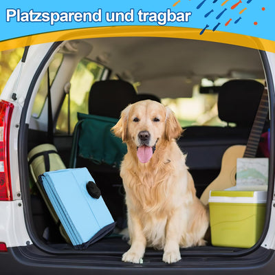 Vigevee Hundepool Klappbares 120 * 30CM, Hundepool fur Grosse Hunde, Hundebadewanne Hunde Planschbec