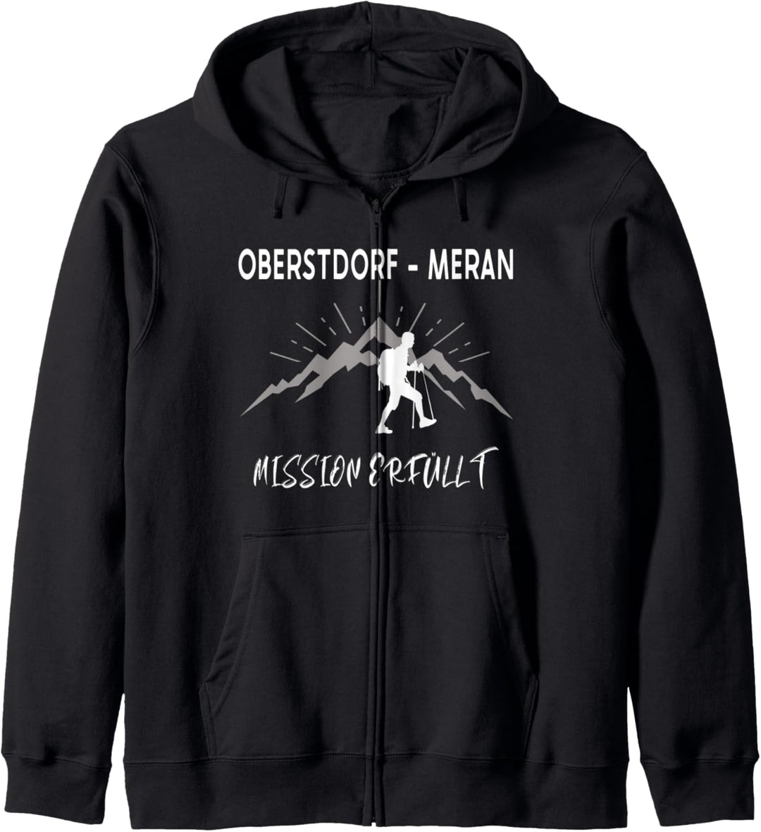 Fernwanderweg E5 Oberstdorf Meran Design Alpenüberquerung Kapuzenjacke