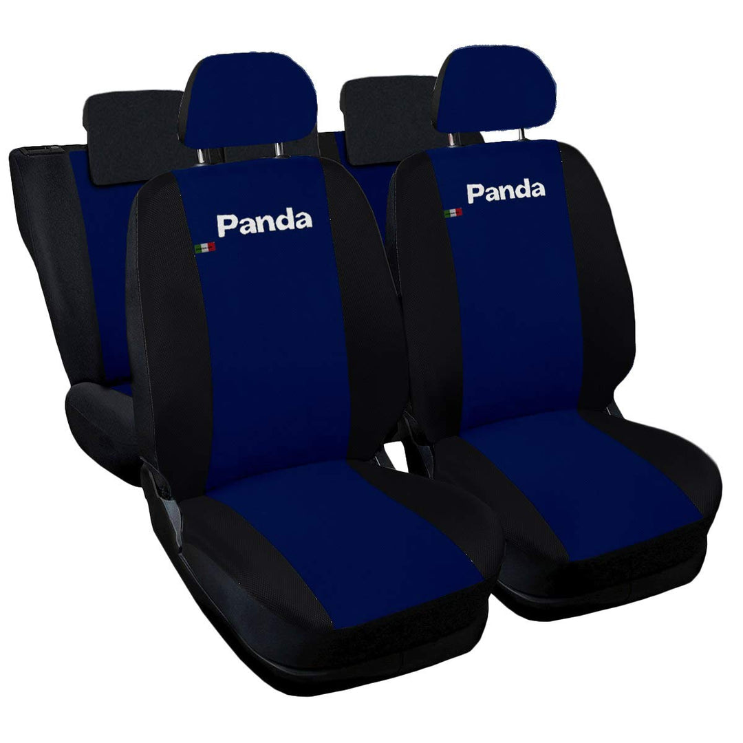 Auto Accessori Lupex - Kompatible Autositzbezüge für Panda zweite 169 und dritte 319 Reihe, dunkelbl