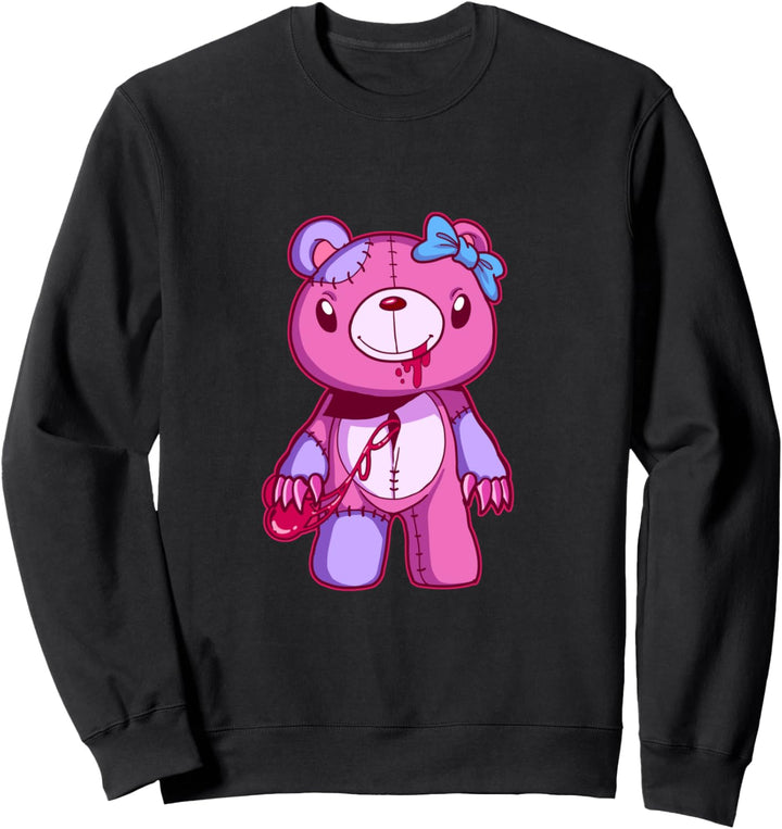 Pastell Goth Teddybär Geschenk Goth Sweatshirt