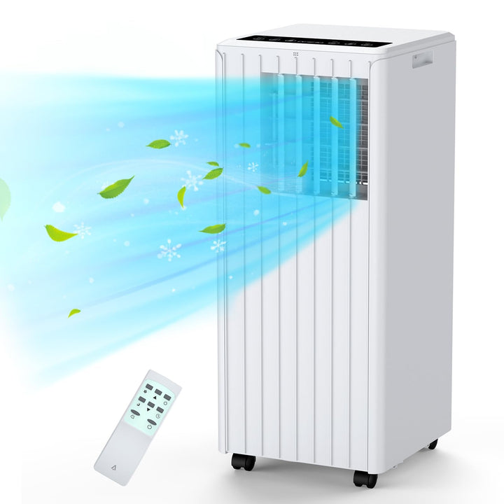 Garvee Klimaanlage Mobil Klimagerät 7000 BTU, 3 in 1 Kühlen Entfeuchten Lüftermodus Schlafmodus, 2.0