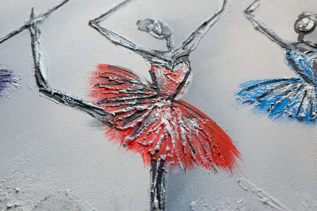 Monica Mirafiori I 100% HANDGEMALT I Gemälde Dancing 100x50cm | Gemälde Handgemalt | Acrylgemälde |