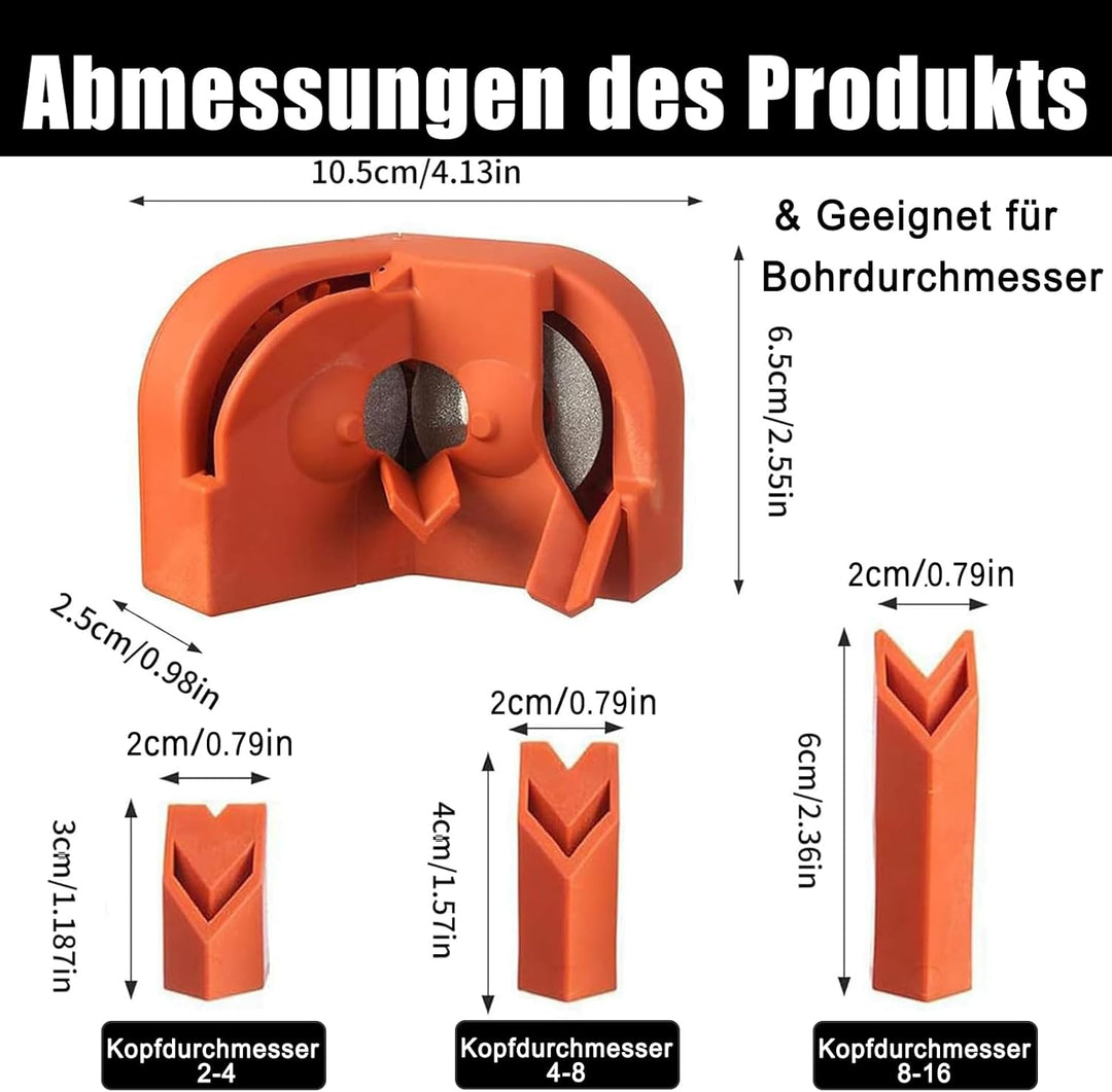 IUSOT Multipurpose Drill Bit Grinding Sharpener für Diamantschleifscheiben,Bohrerschleifgerät Elektr