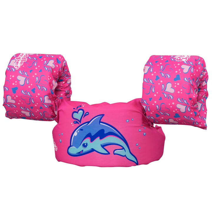 Bestway Puddle Jumper Schwimmhilfe Kleiner Delfin, 2-6 Jahre, 15-30 kg, Brustumfang 56 cm, Polyester