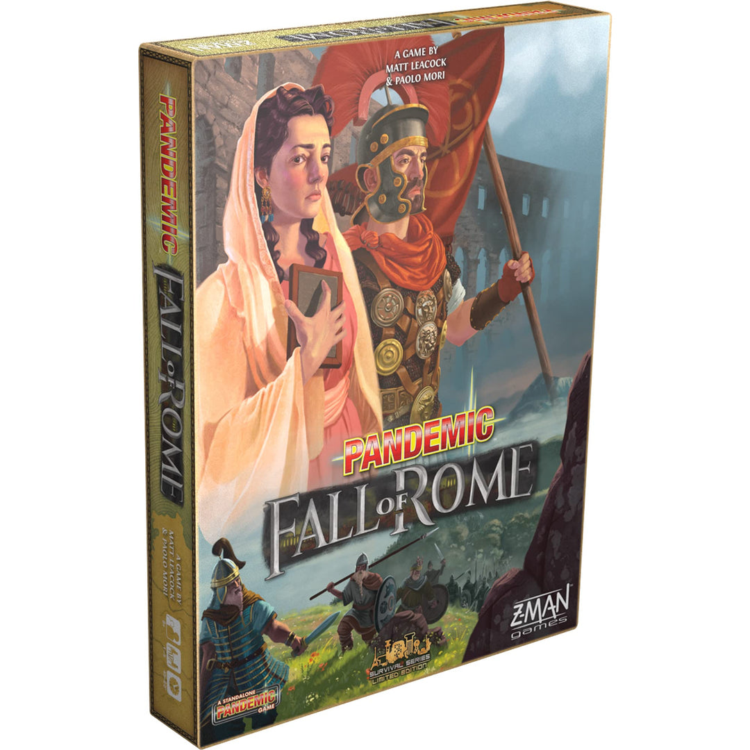 Z-Man Games ZMG7124 Brettspiel, Spiel,, 1. Standalone Game Pandemic: The Fall of Rom, Pandemic: The