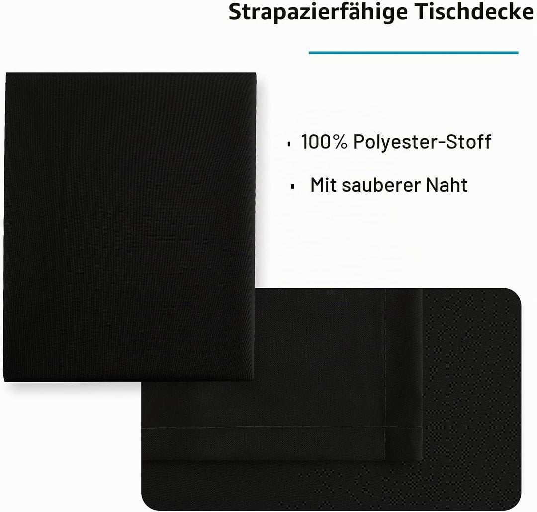 Hiasan Glatt Tischdecke Fleckenabweisend Tischtuch mit Lotuseffekt Leicht Wasserabweisend Tischwäsch
