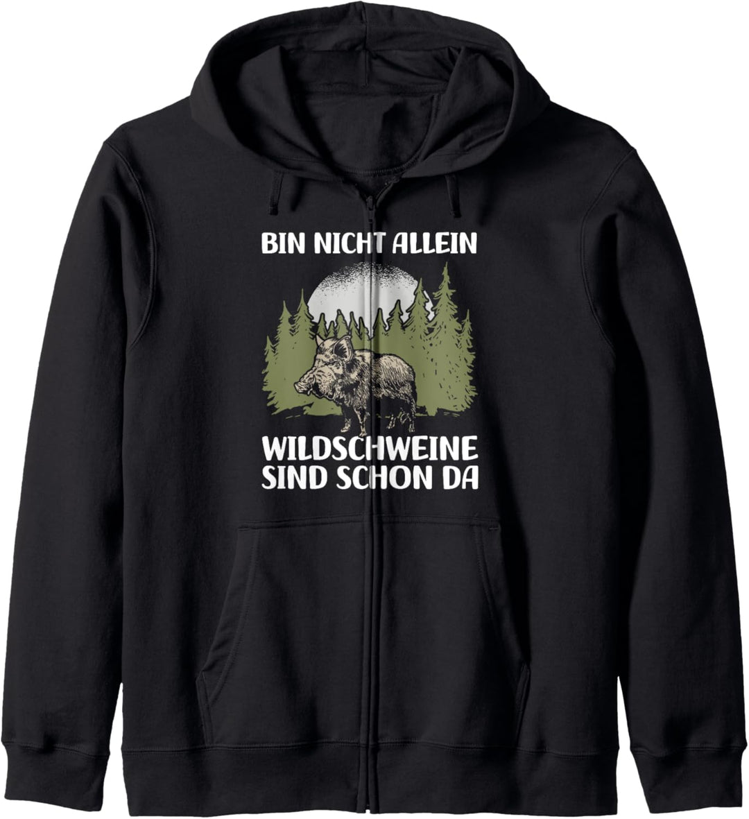 Wildschweine Jagt Geschenk für alle Wildschwein Jäger Kapuzenjacke