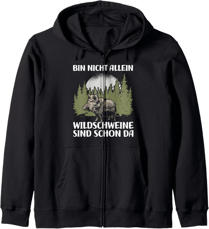 Wildschweine Jagt Geschenk für alle Wildschwein Jäger Kapuzenjacke