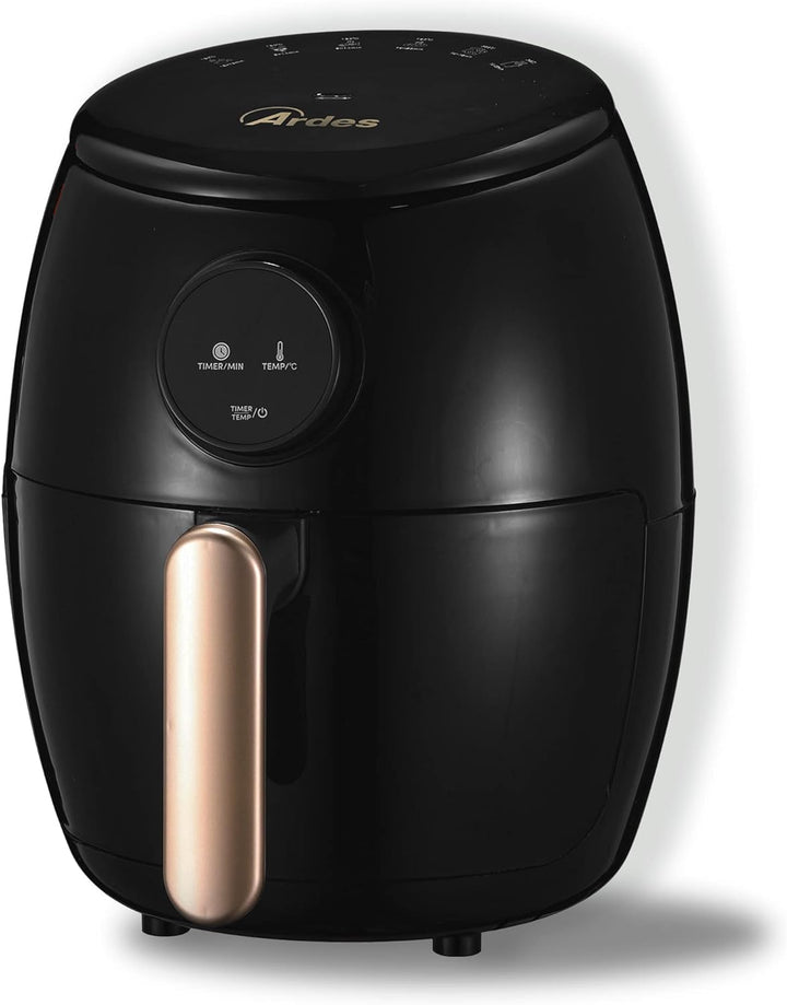 ARDES - Heissluftfritteuse 2 Liter Fassungsvermögen Air Fryer klein mit Digitalanzeige und 60-Minute