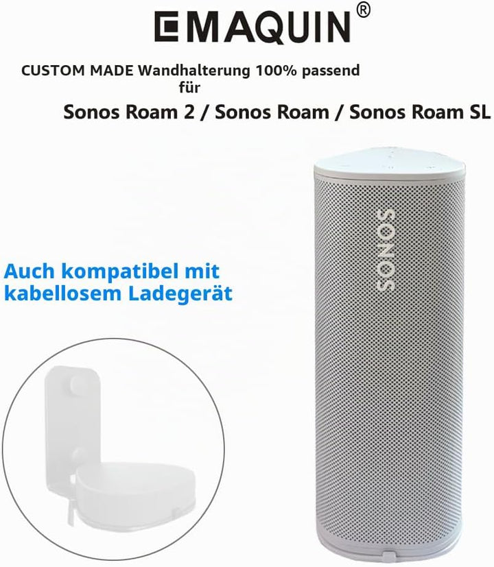 Wandhalterung für Sonos Roam/Sonos Roam SL Lautsprecher(Kompatibel mit Sonos Roam und Sonos Roam SL,