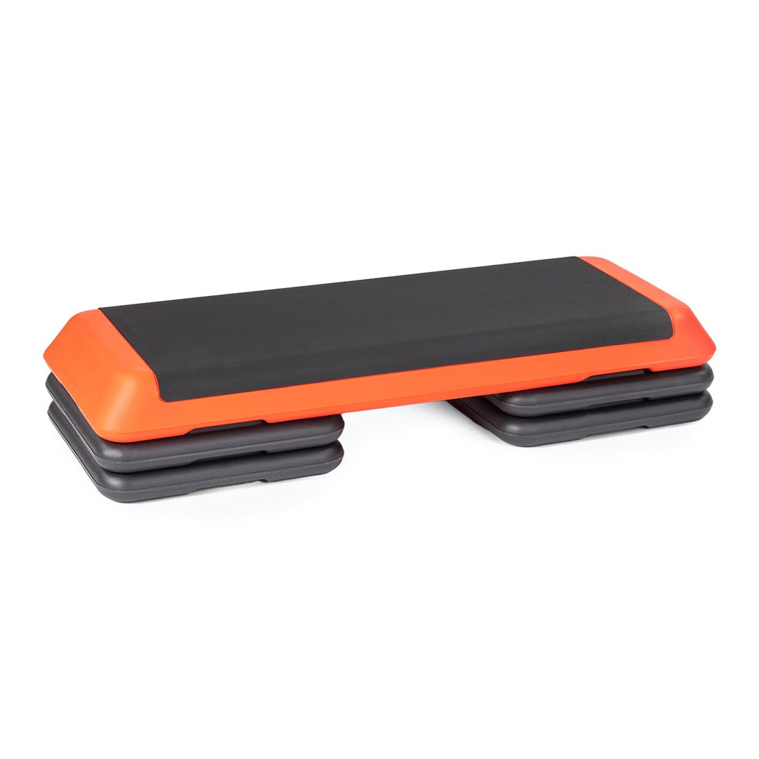 TREXO Stepper Für Zuhause - Aerobic Step mit 3-Stufiger Höhenverstellung, Fitness & Sport - Training