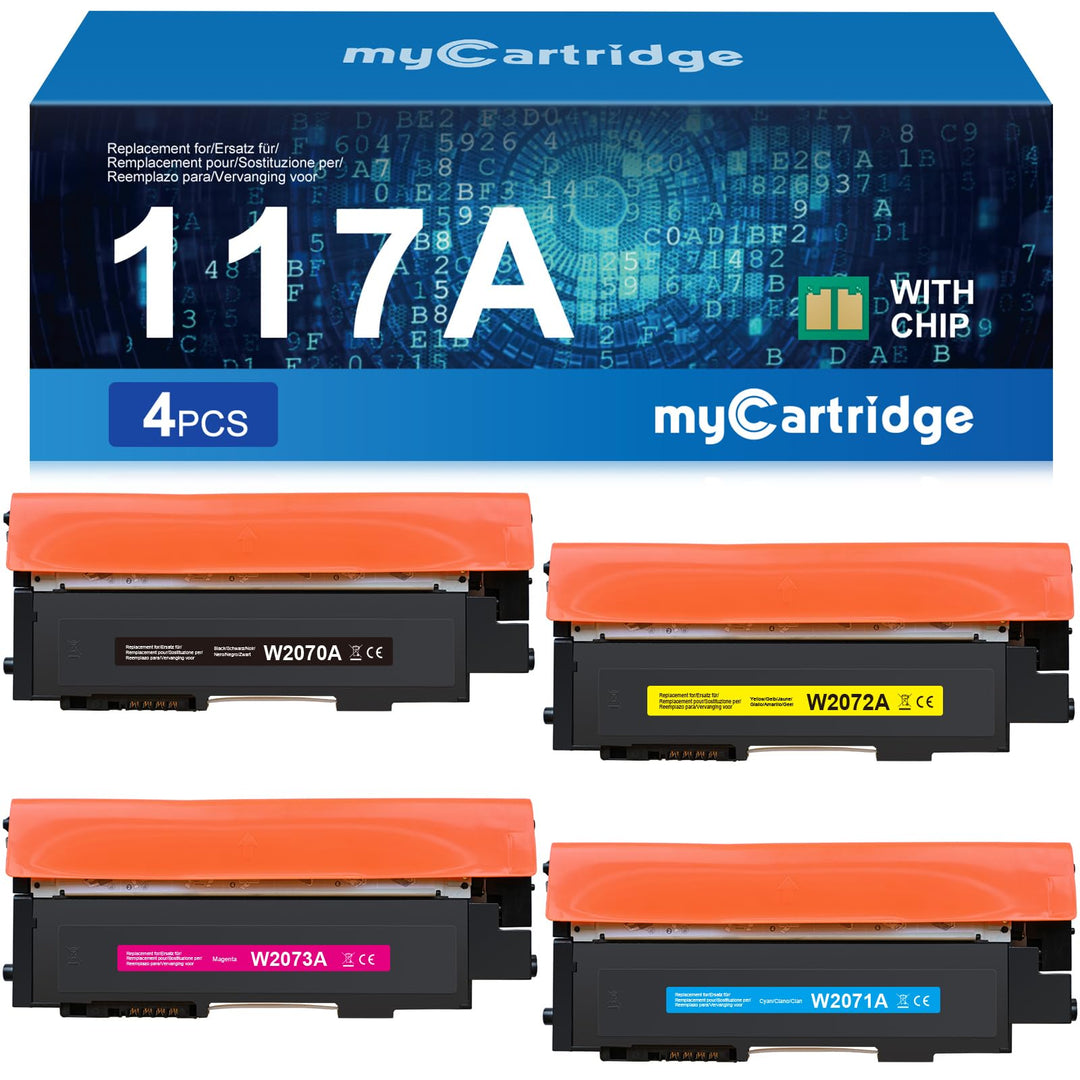 MYCARTRIDGE 117A Toner Kompatibel für HP 117A Toner Set Ersatz für Color Laser MFP 179fwg 179fnw 178