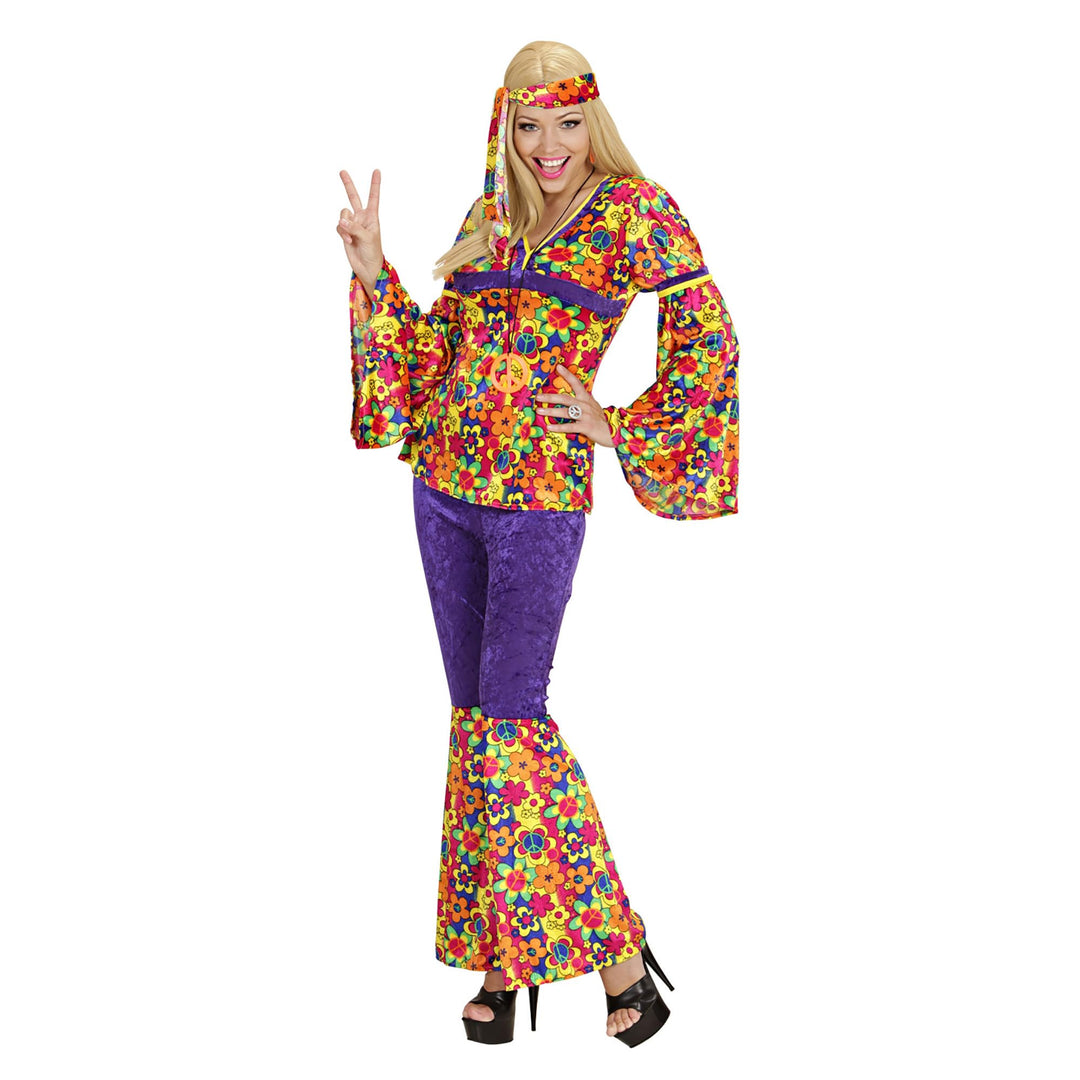 "HIPPIE GIRL" velvet (shirt, pants, headband) - (S), S