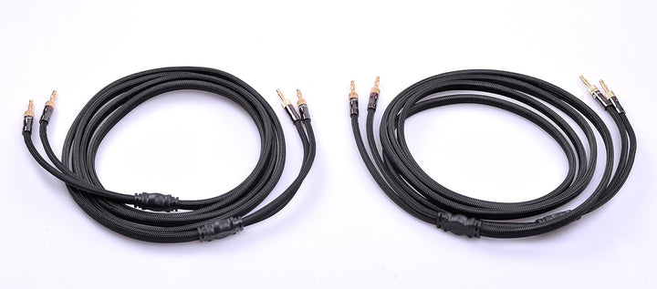 HiViLux HiFi Lautsprecherkabel/Boxenkabel OFC ausschraubbar Bananenstecker für HiFi Stereo Paar (6m