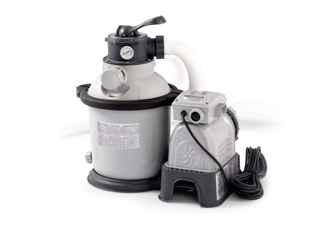 Intex Krystal Clear Sand Filter Pump - Poolreinigung - Sandfilteranlage - 4,5 m³ - 220-240V (W/RCD)
