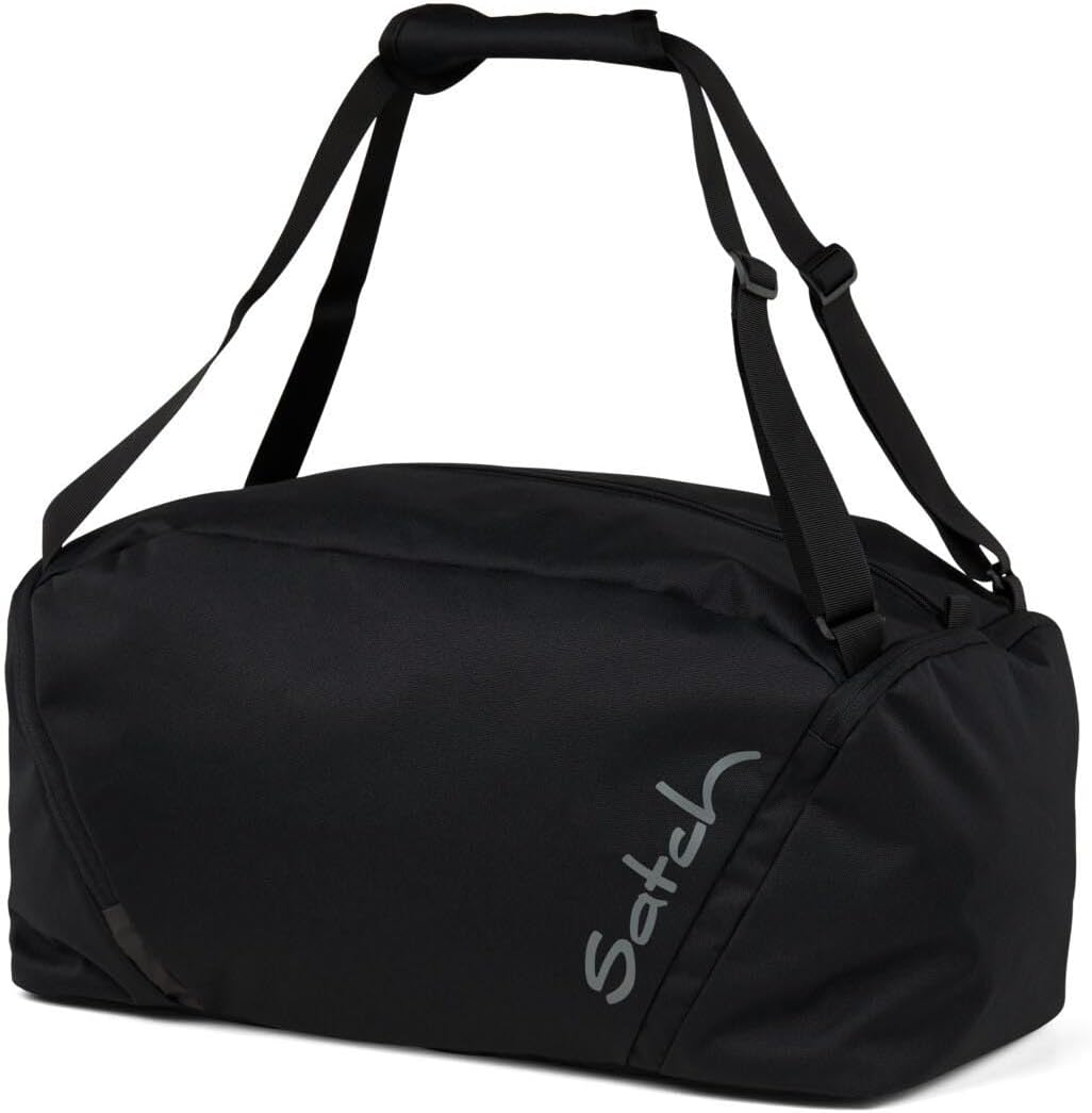Satch Match Schulrucksack Set 3tlg. inkl. Schlamperbox und Sporttasche Blackjack, Blackjack