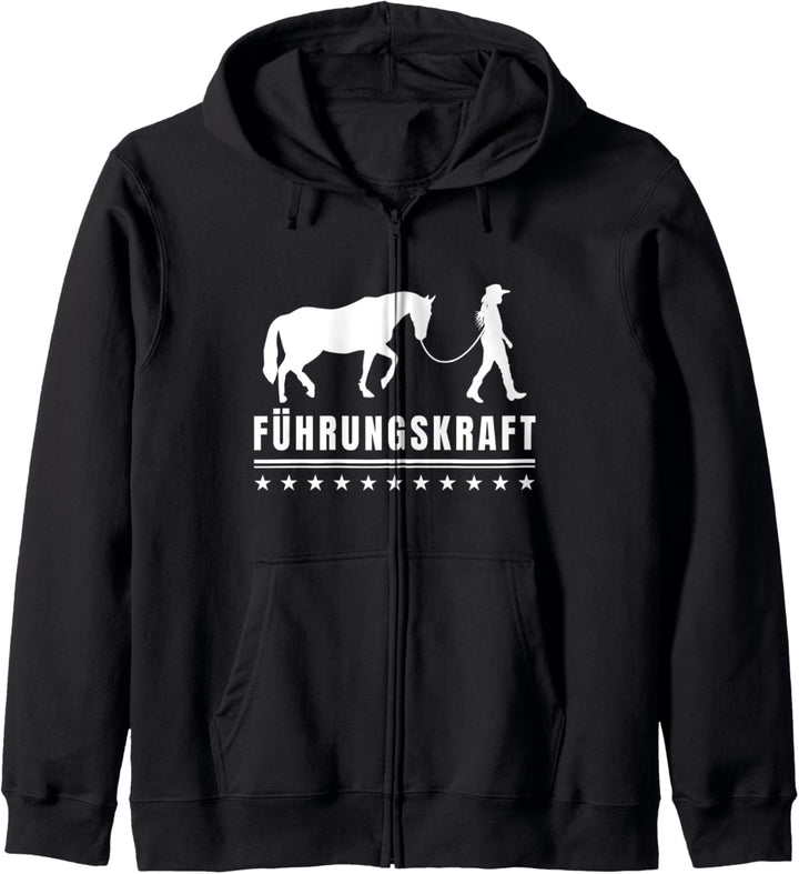 Reitsport Führungskraft Reiterin Pferde Reiten Geschenk Kapuzenjacke