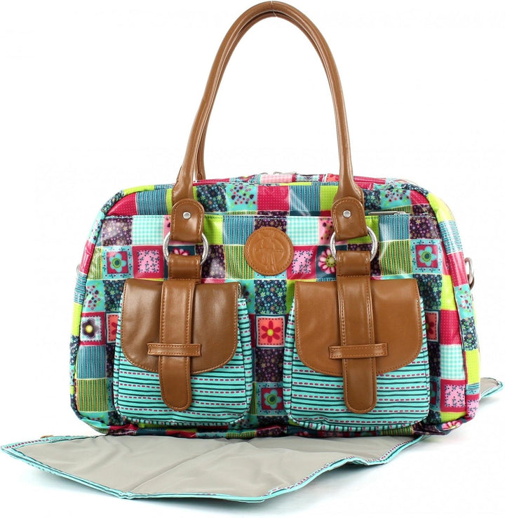 Lässig Vintage Metro Bag Flower Quilt, Flower Quilt