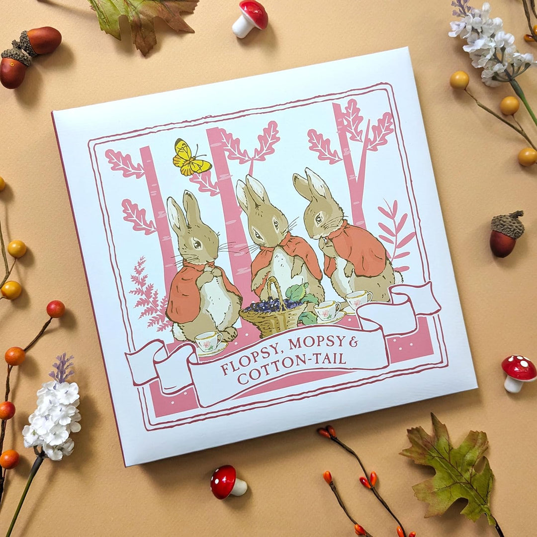Flopsy Bunnies Fotoalbum – Peter Rabbit Forest Picknick Design