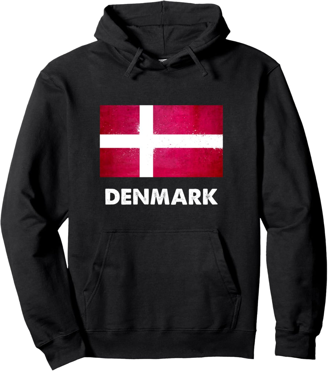 Däne Dänemark Flagge Pullover Hoodie