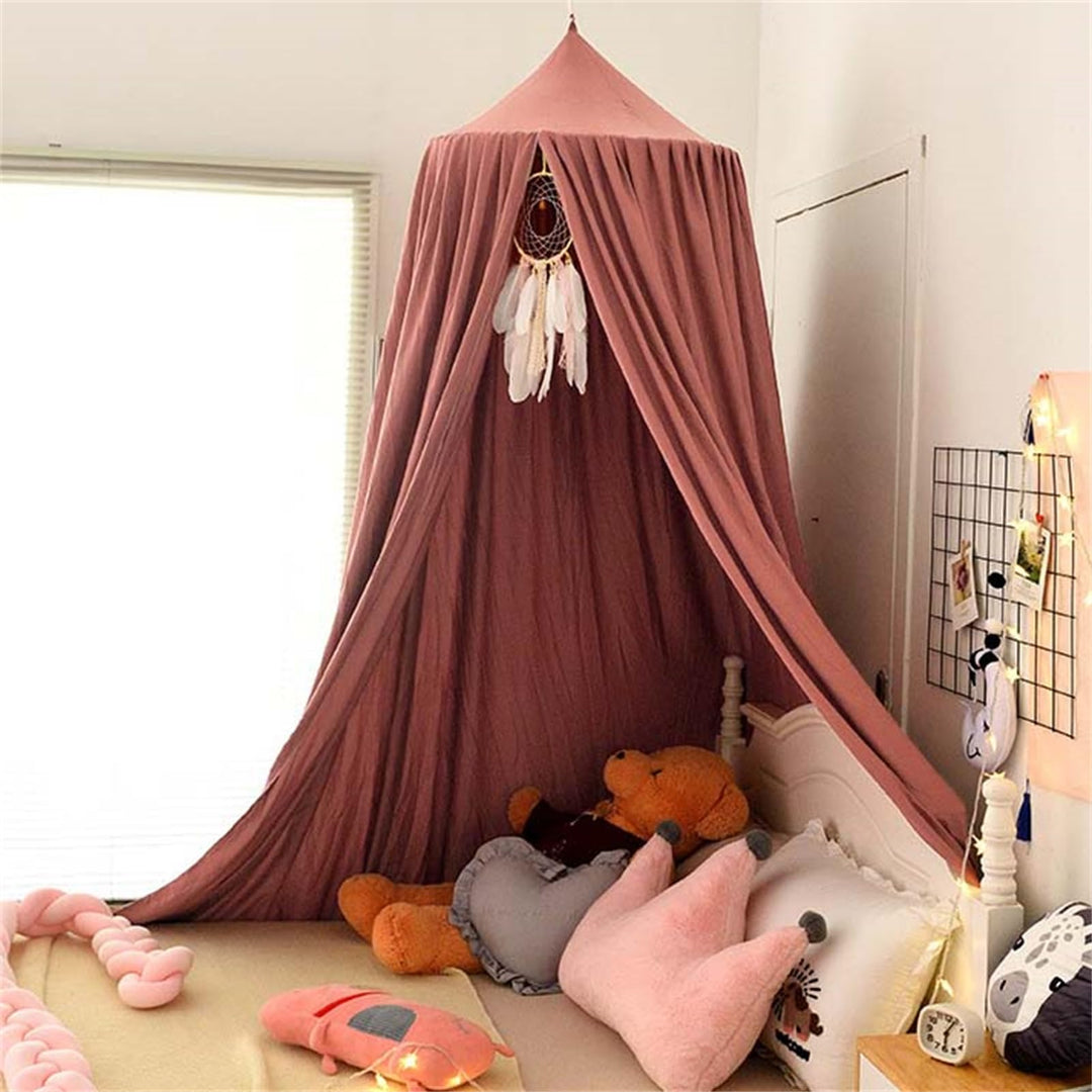 RAILONCH Betthimmel Babybett, Kinder Moskitonetz Spitze Baldachin, Mädchen Prinzessin Himmelbett Bet
