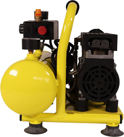 WELDINGER Flüster Kompressor FK 40 compact 275 W Luftabgabe 32 l/min Airbrush ölfrei 5 Jahre Garanti