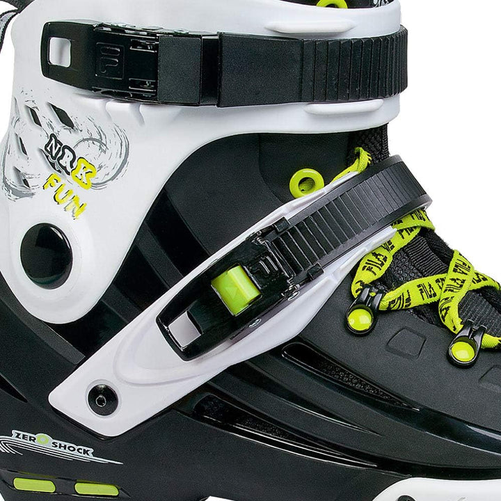 FILA Nrk Fun Inline Skate 42 BLACK/YELLOW/MAGENTA, 42 BLACK/YELLOW/MAGENTA