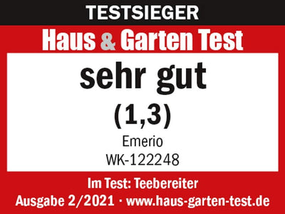 Emerio WK-122248 Glas Teekocher Wasserkocher TESTSIEGER mit Note 1.3 vollautomatisches Teesieb Absen