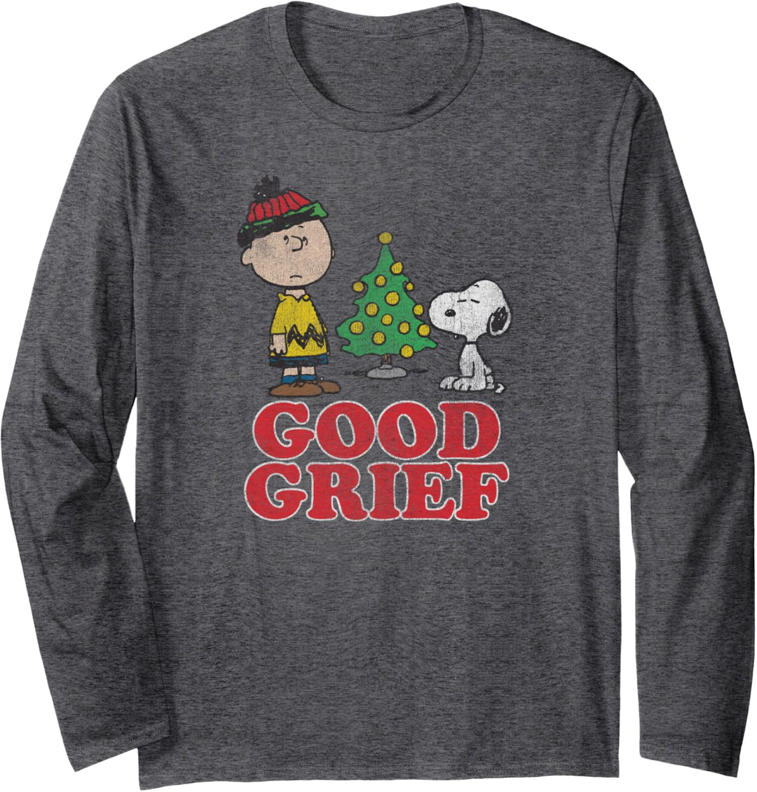 Peanuts: Feiertag Gute Trauer Snoopy, Charlie Brown Langarmshirt